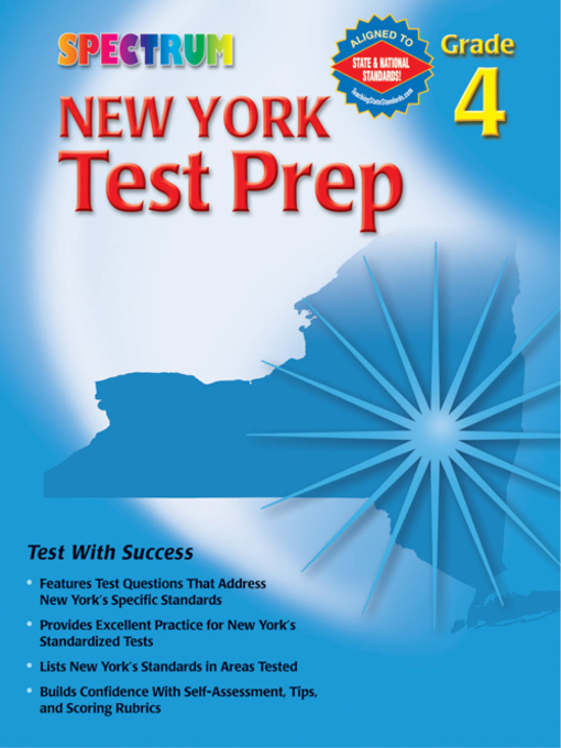 Title details for New York Test Prep, Grade 4 by Spectrum - Available